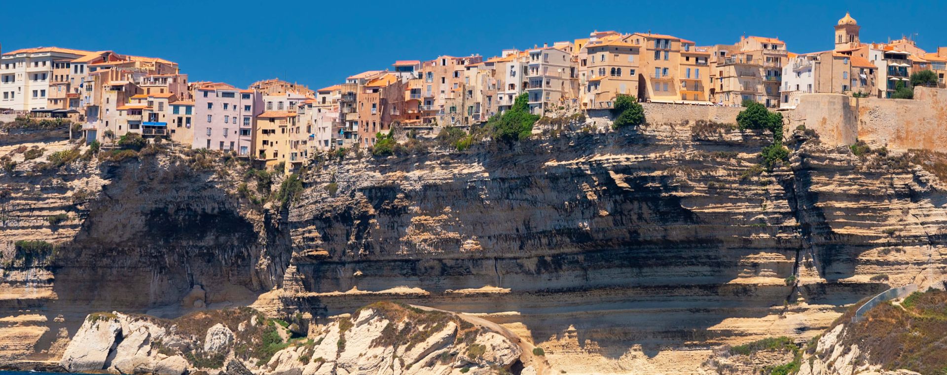 Bonifacio vue de la mer